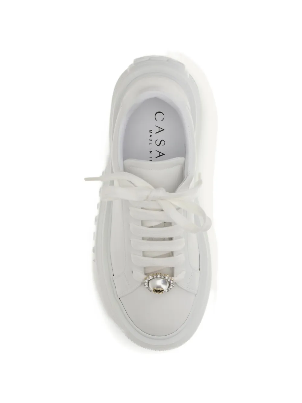 Casadei jewel platform nexus trainers Wit