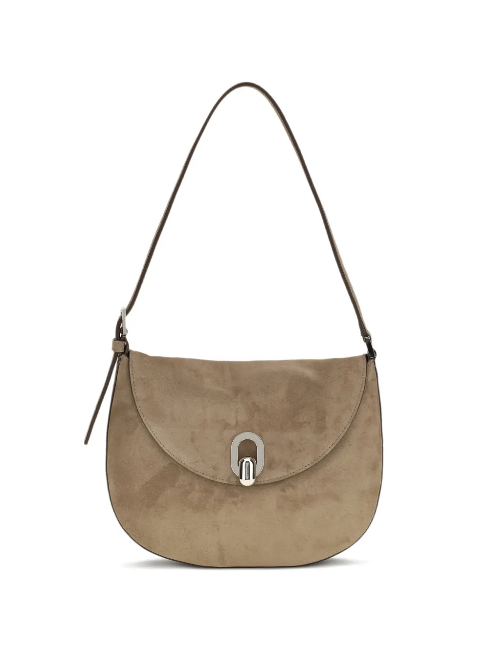 Savette small Tondo Hobo shoulder bag - Toni neutri