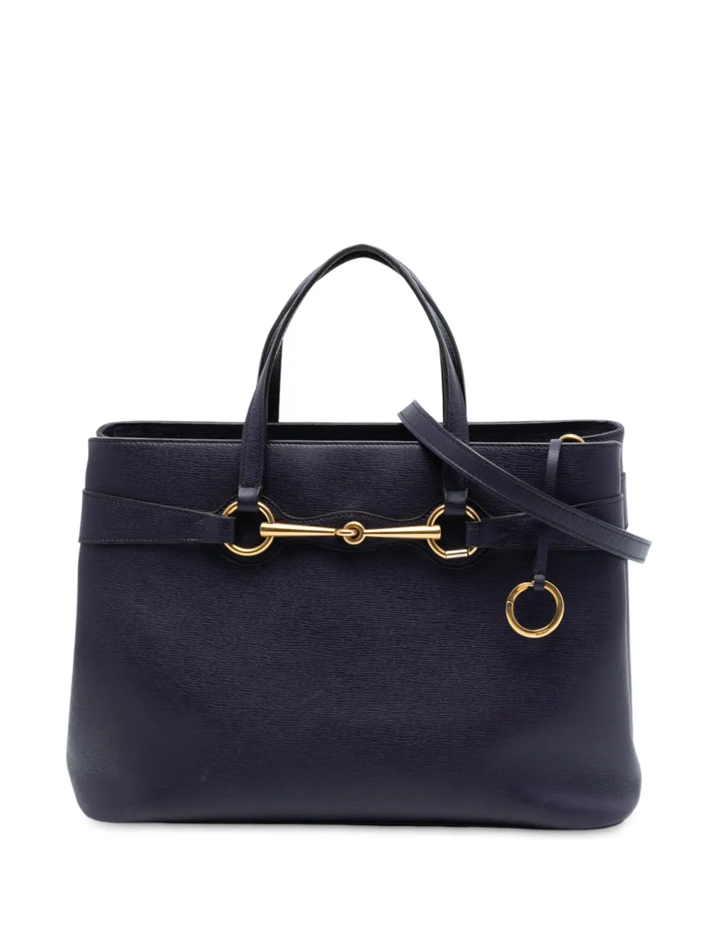 Gucci Pre-Owned 2016-2025 Leather Bright Bit satchel - Viola