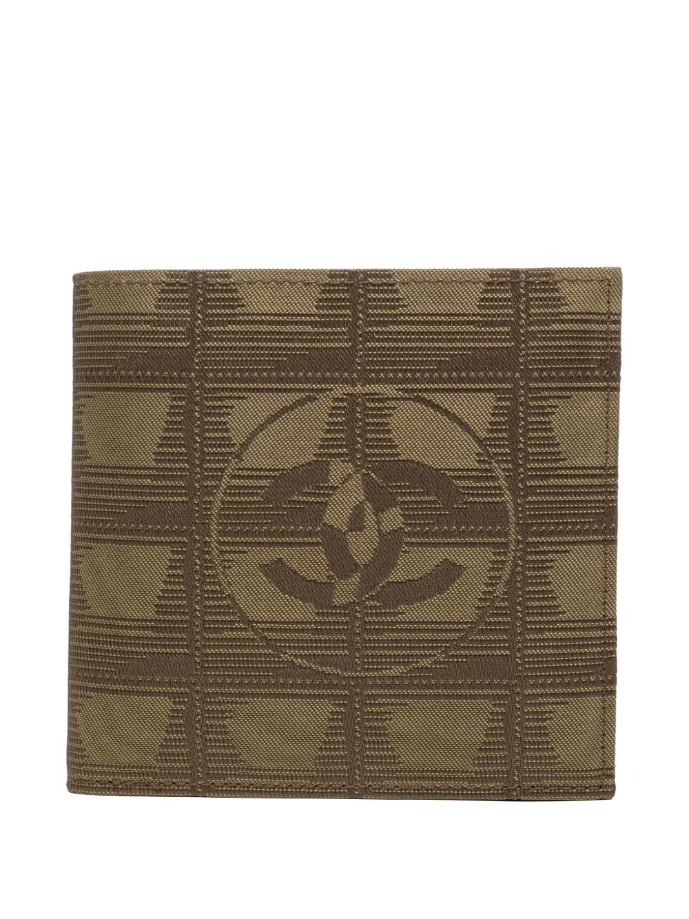 CHANEL Pre-Owned 2002-2003 canvas travel wallet - Marrone