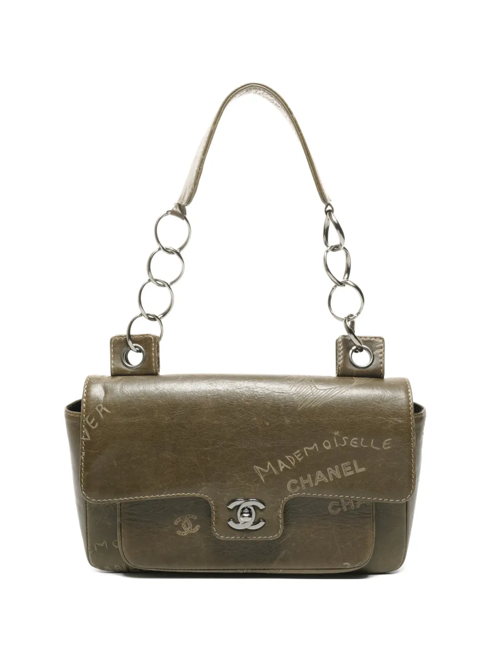 CHANEL Pre-Owned 2003-2004 flap shoulderbag - Marrone
