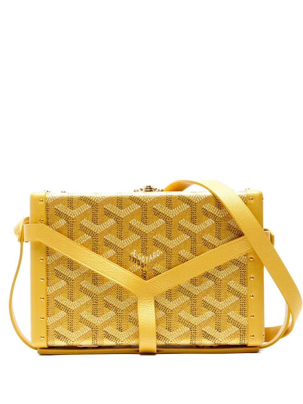 Goyard Pre-Owned 2000-2020s trunk shoulder bag - Giallo