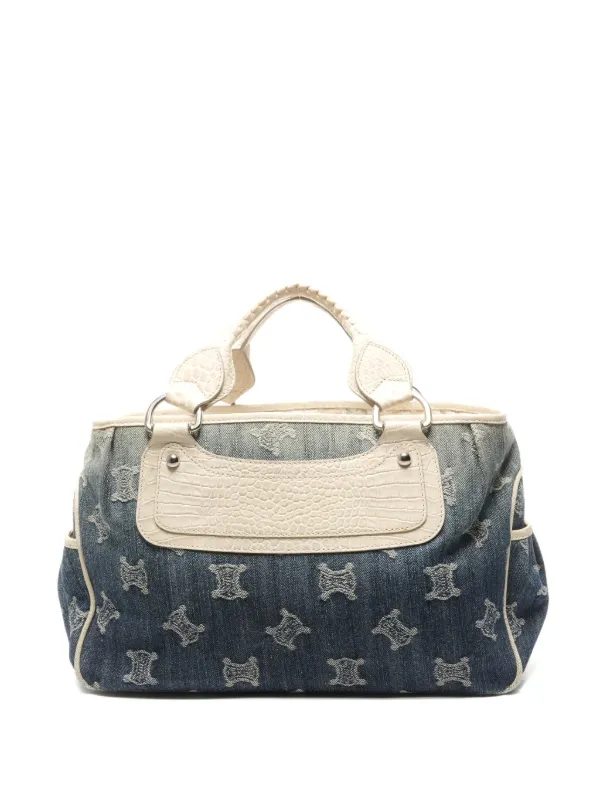 Celine Pre-Owned 2000s マカダム ブギー ハンドバッグ | ブルー