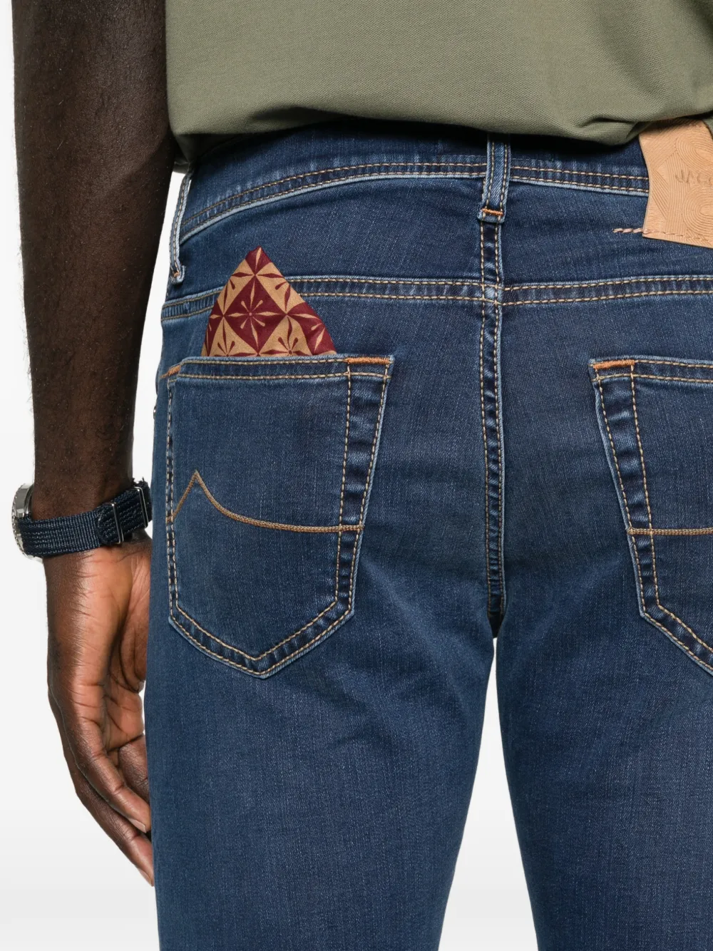 Jacob Cohën Slim-fit denim jeans Blauw