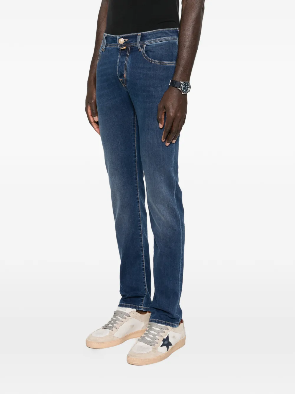 Jacob Cohën Slim-fit denim jeans Blauw