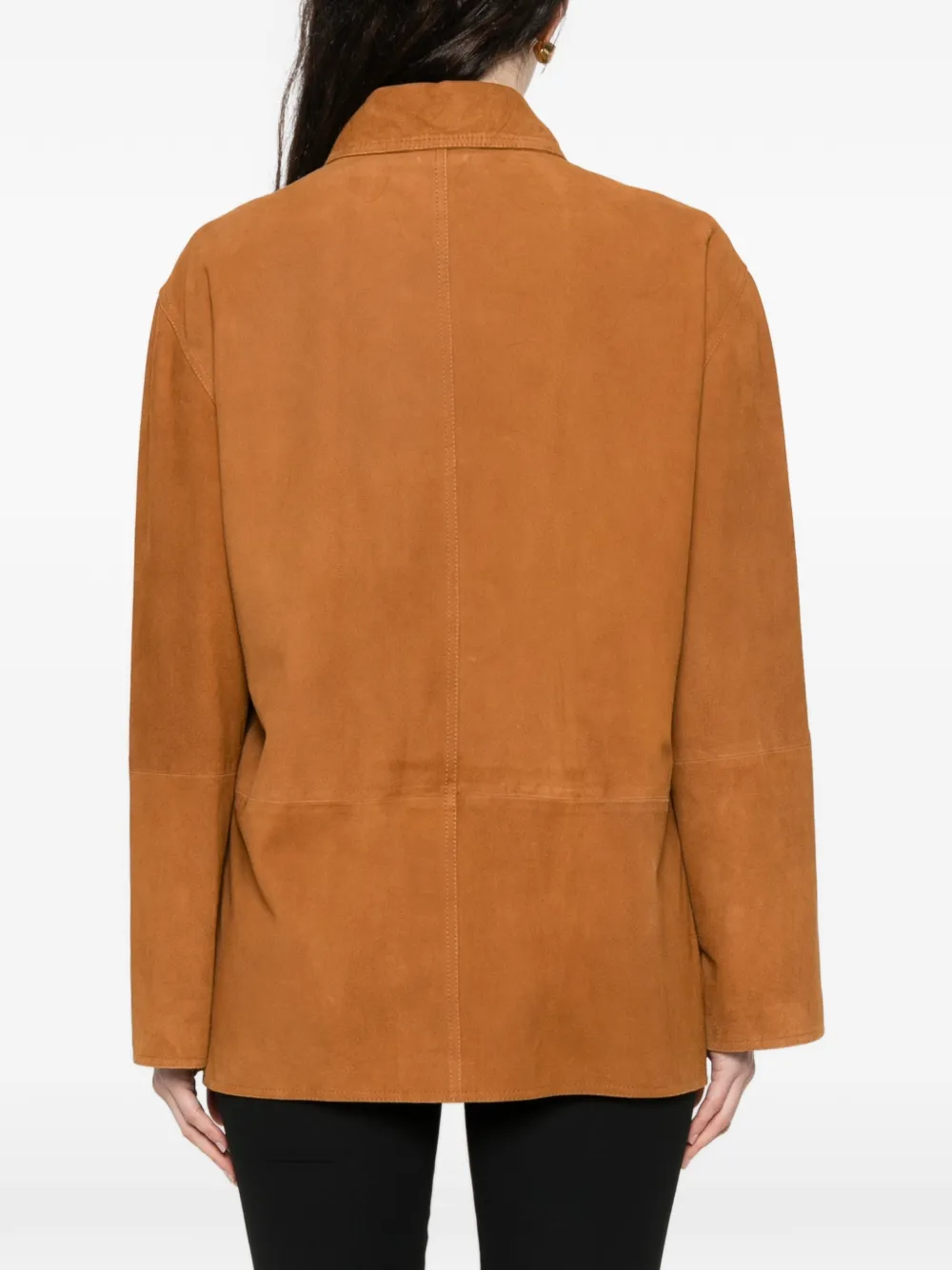 Alberta Ferretti Blouse met klepzak Bruin