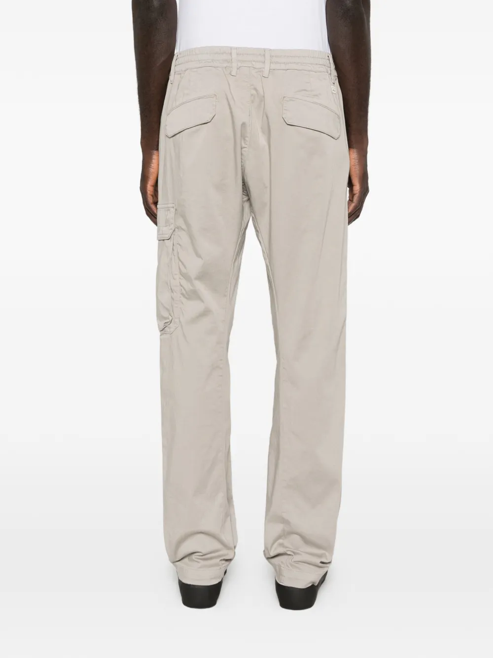 C.P. Company Broek met cargozak en Lens-detail Grijs