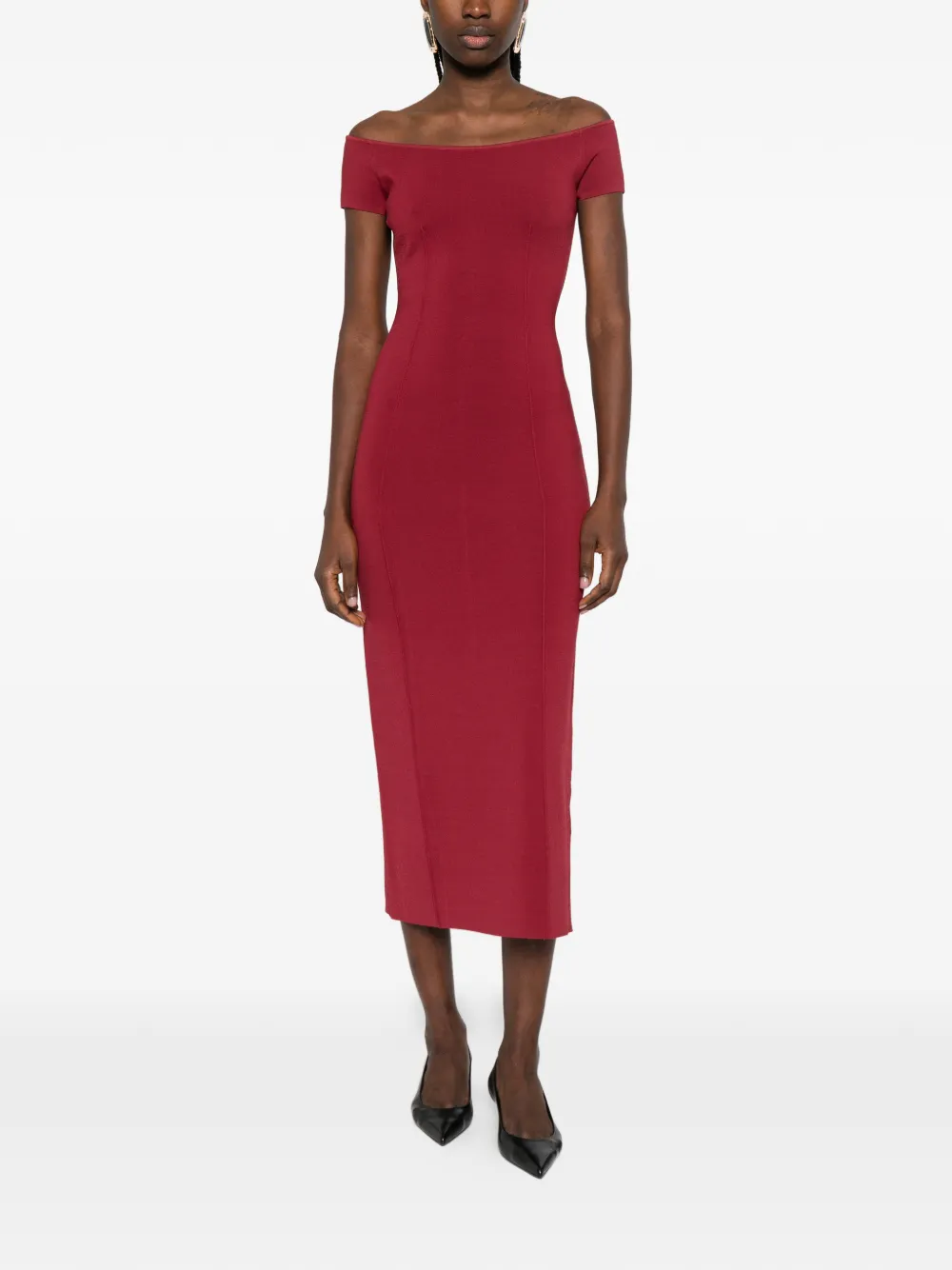 Foin Off-Shoulder Midi Dress