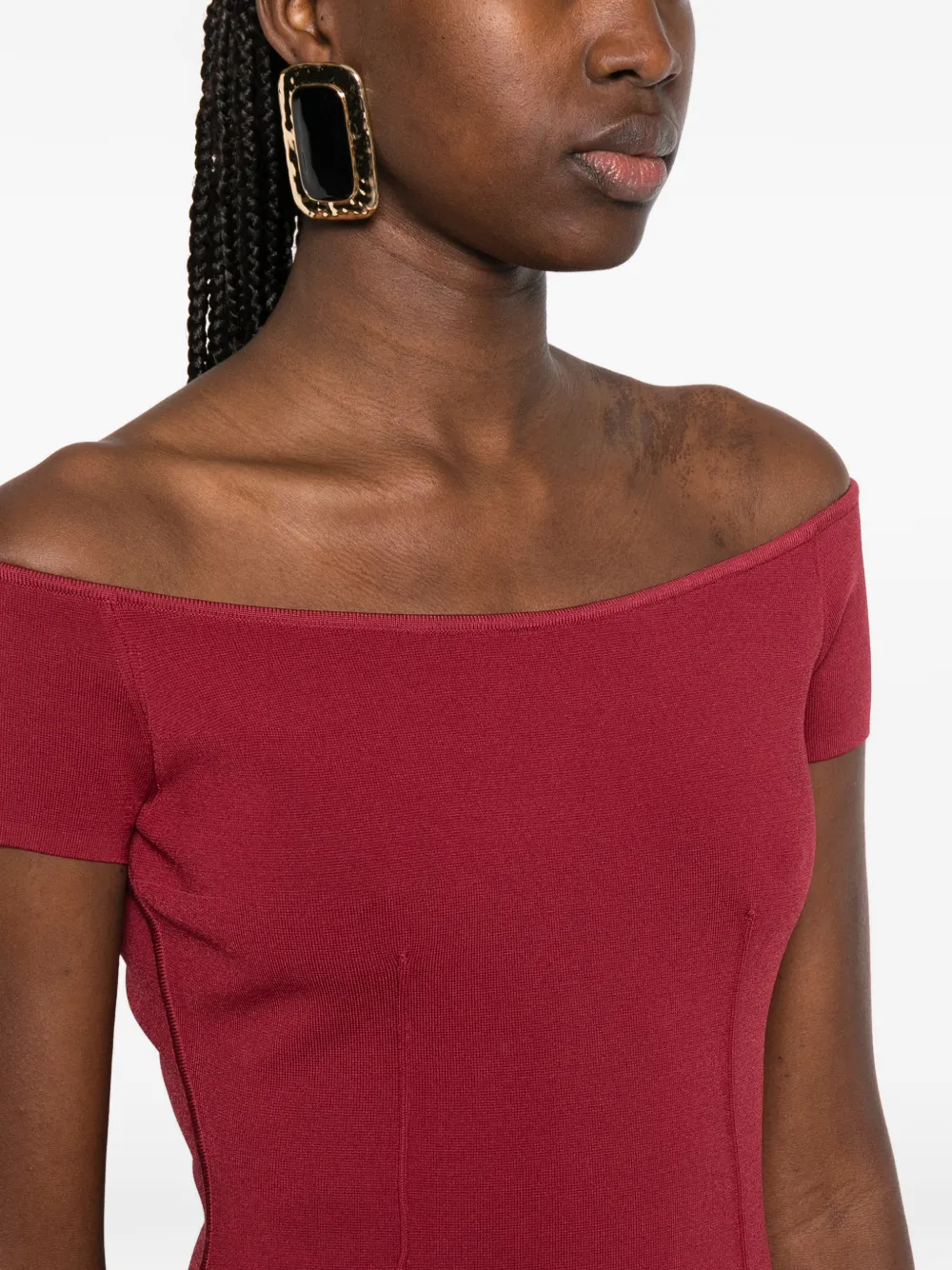 Foin Off-Shoulder Midi Dress