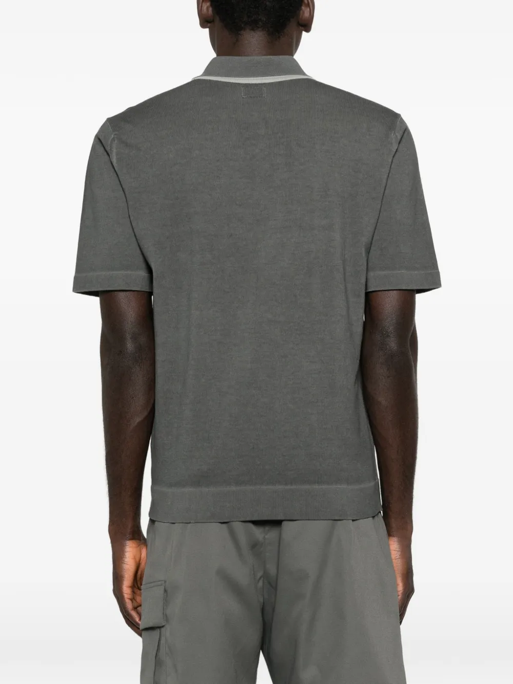 C.P. Company Poloshirt met knopen Grijs