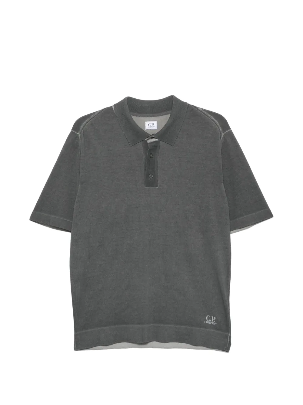 C.P. Company buttoned polo shirt - Grigio