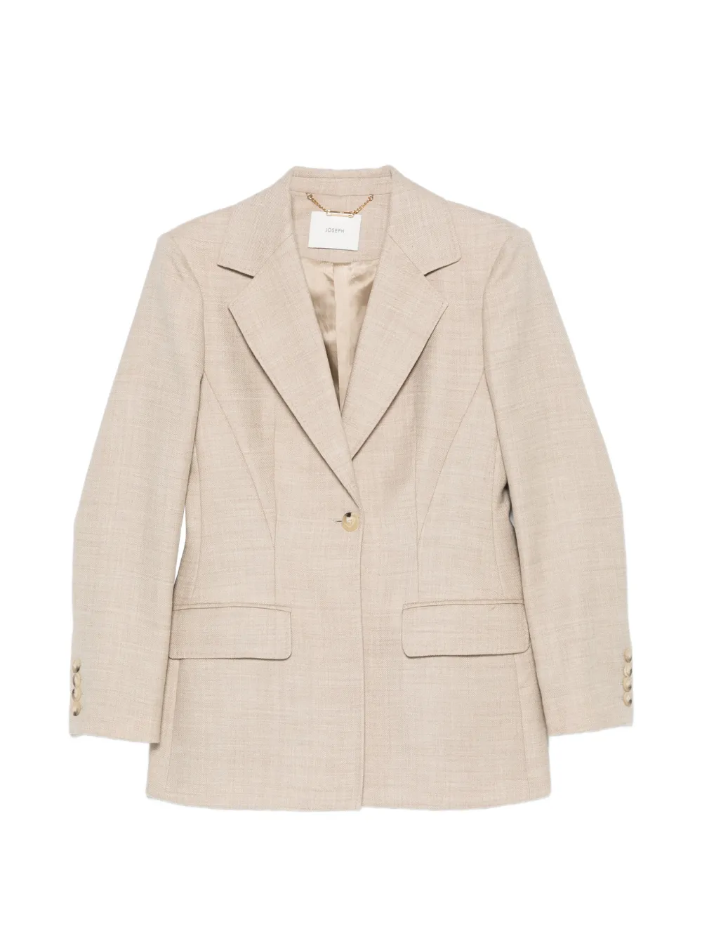 JOSEPH Fallon flap-pocket tailored jacket - Toni neutri