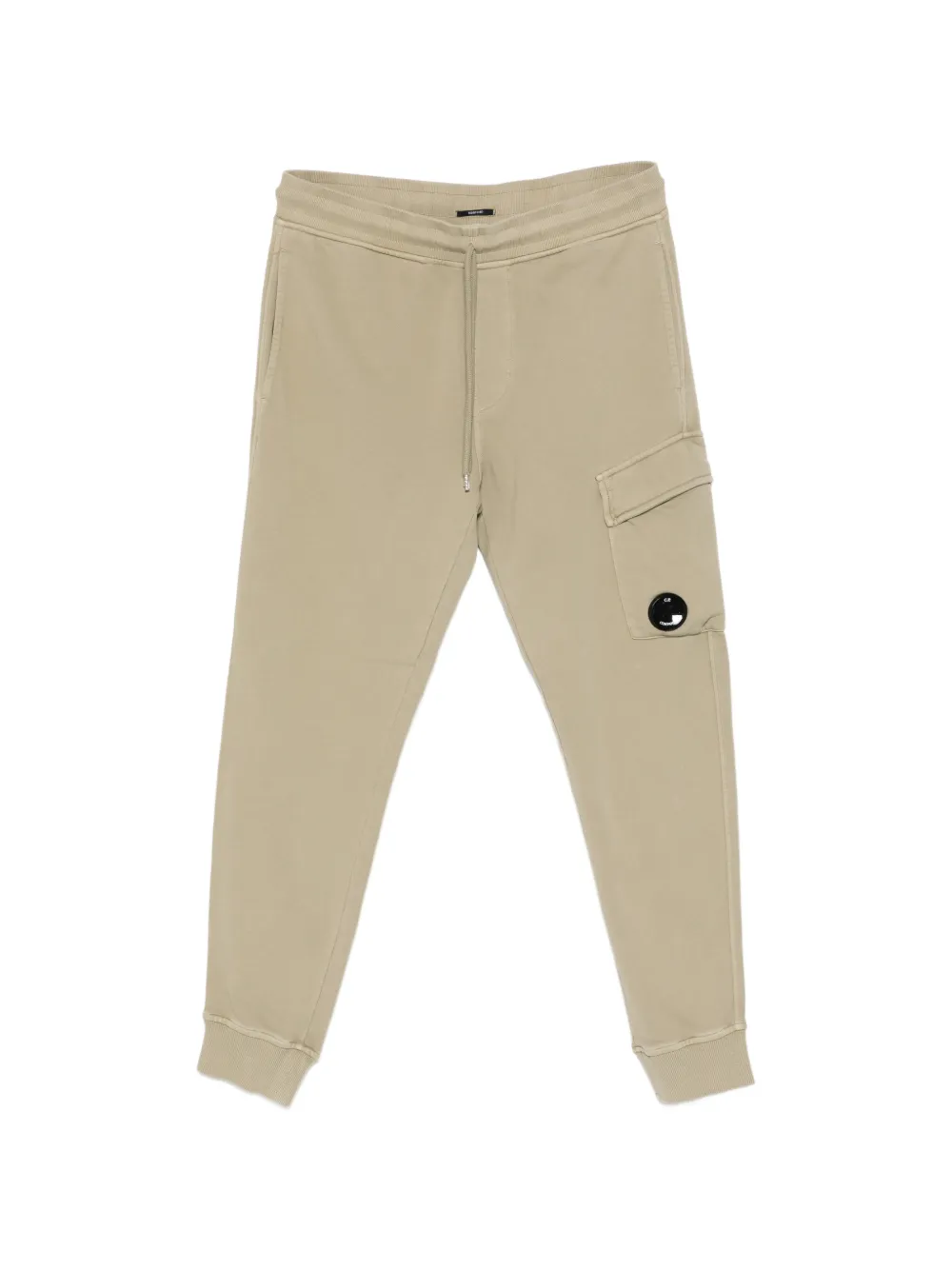 C.P. Company cargo-pocket logo-patch track pants - Verde