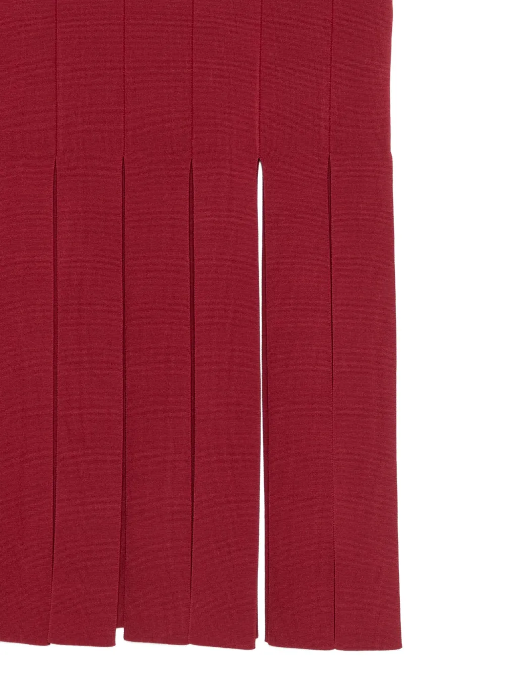 JOSEPH Lagny midi-rok met split-detail Rood