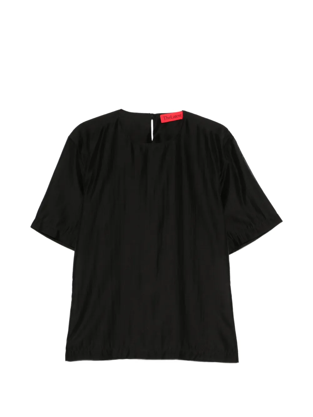 THELATEST Dean short-sleeve blouse - Nero