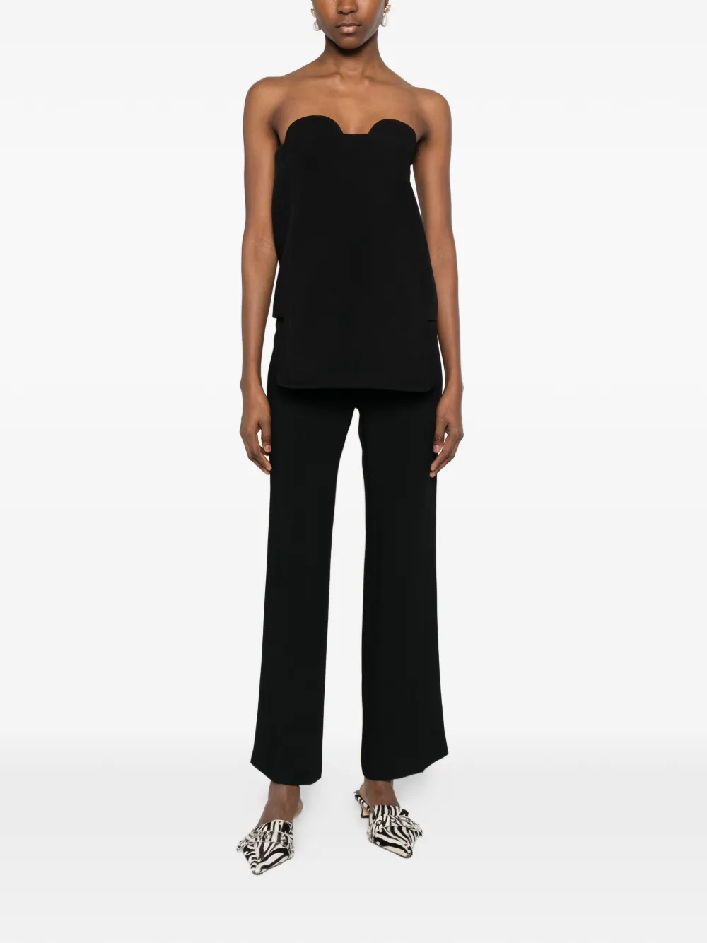  Nº21 Button-fastening Trousers - Black 