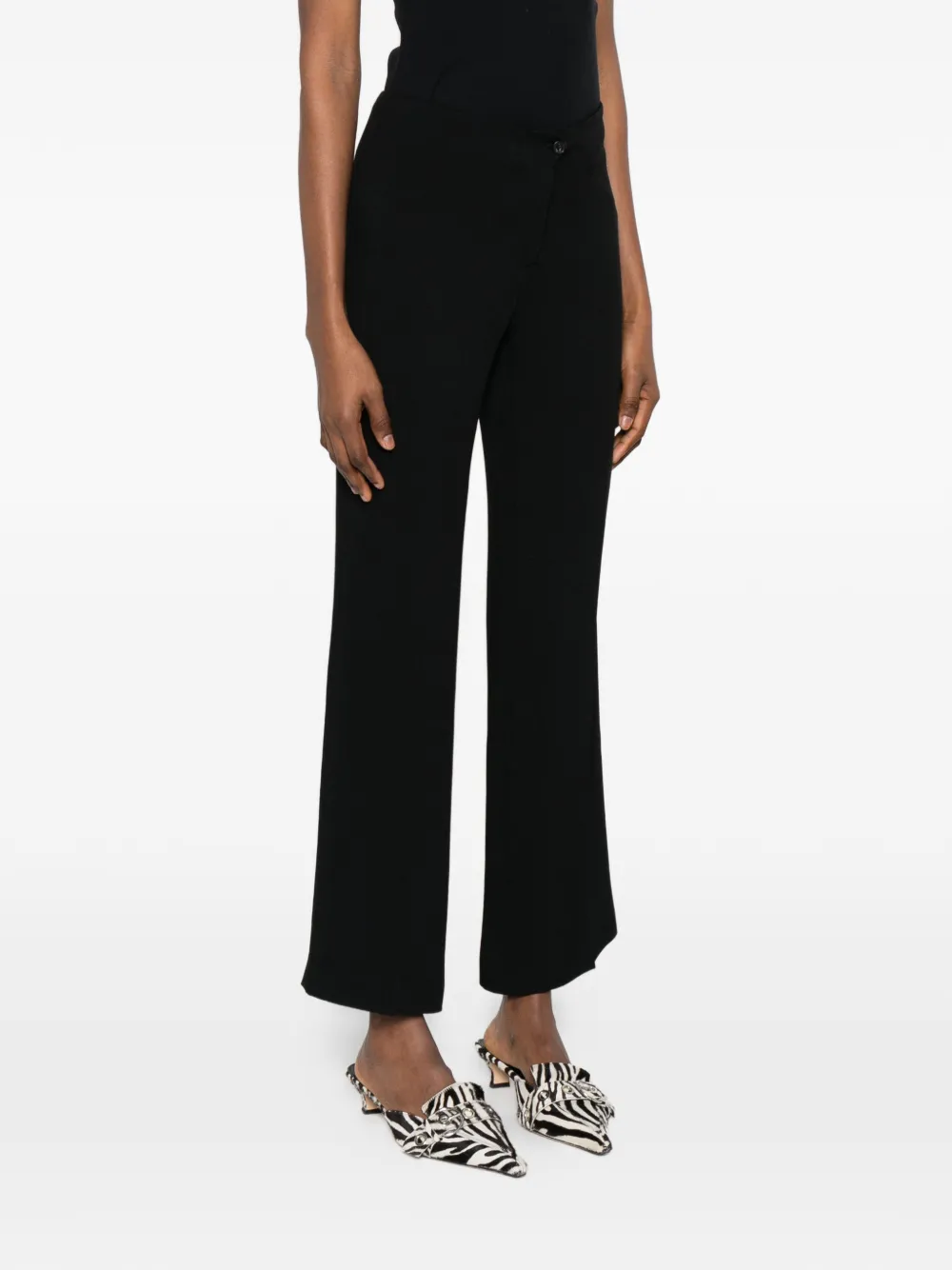  Nº21 Button-fastening Trousers - Black 