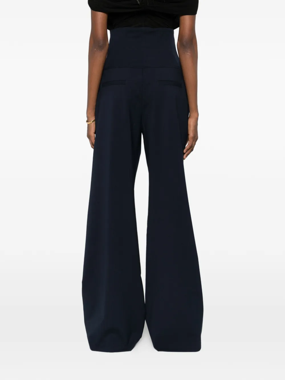 THELATEST Cloe broek met rits Blauw
