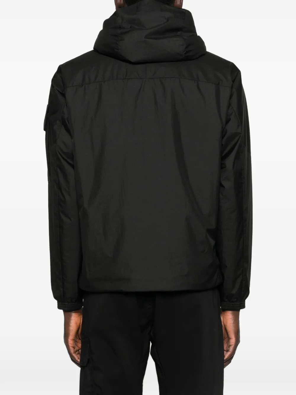 C.P. Company Jack met capuchon en rits Zwart