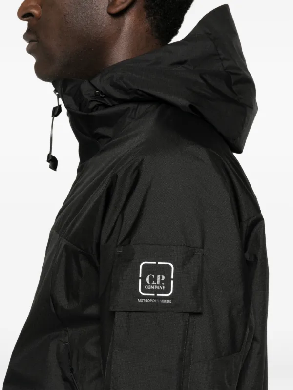 C.P. Company Hooded Zip Jacket | Black | FARFETCH