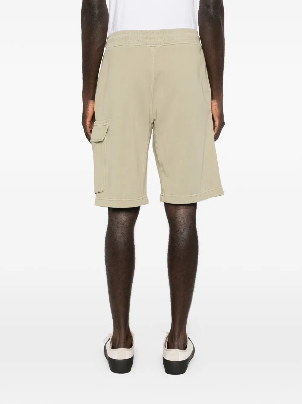 cargo-pockets track shorts