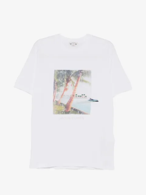 Jacob Cohën playera con estampado gráfico