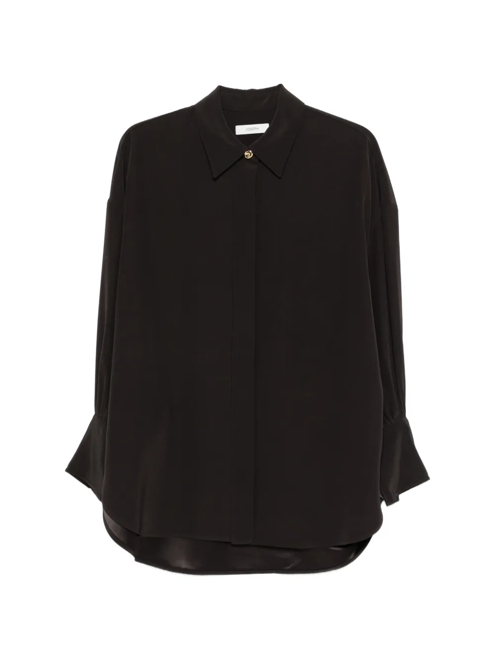JOSEPH Camilia button shirt - Marrone