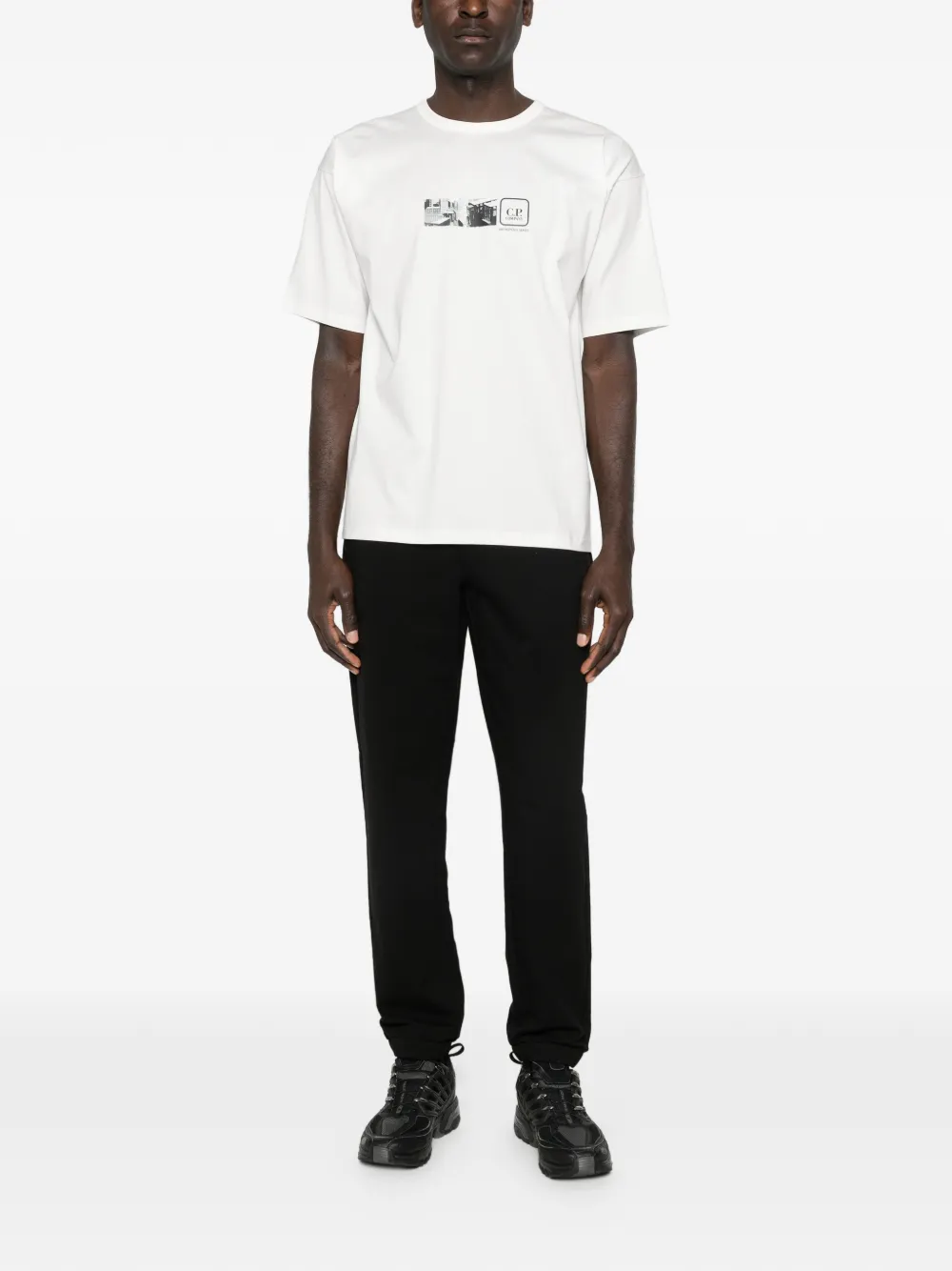C.P. Company T-shirt met print Wit