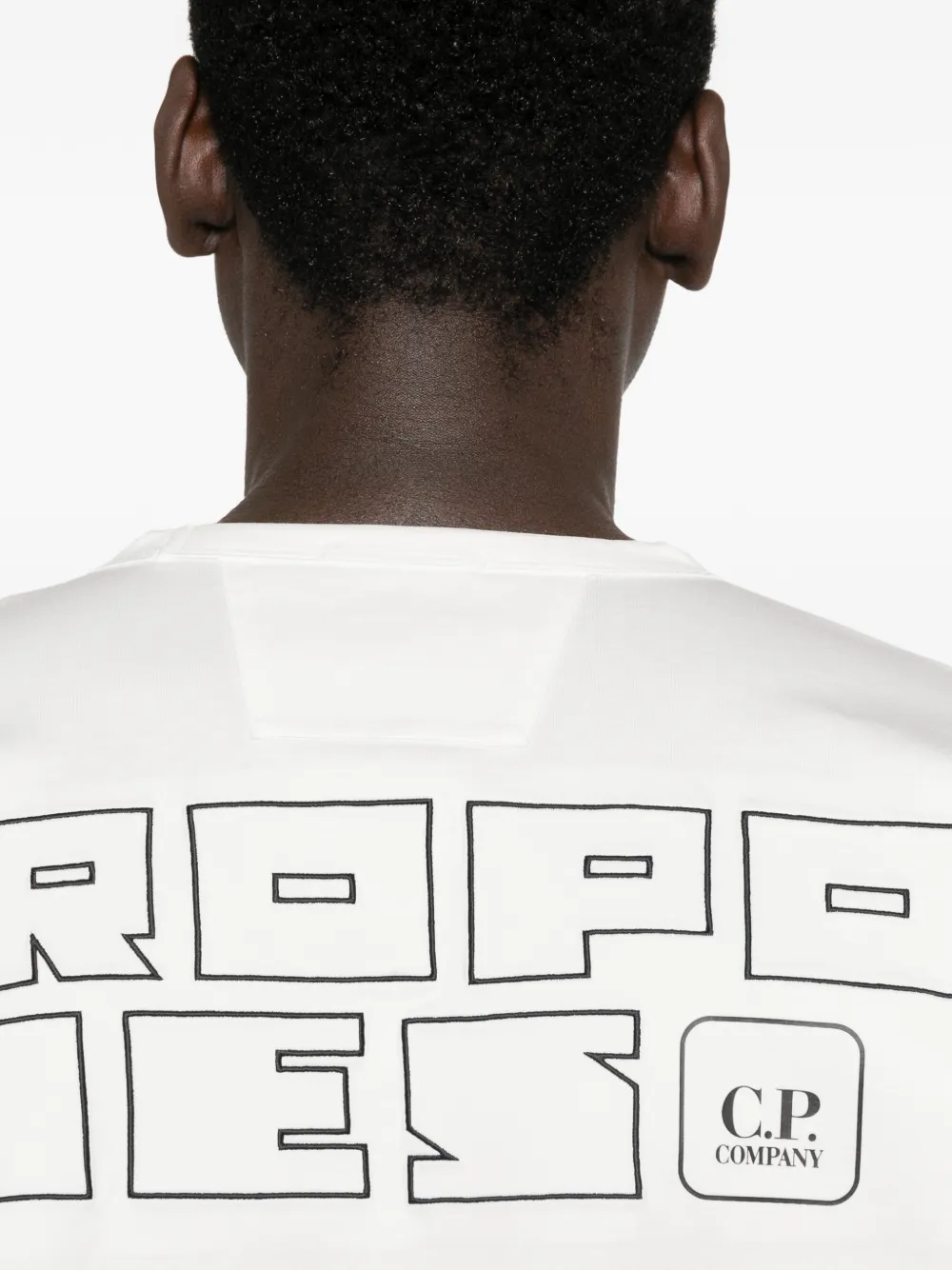 C.P. Company T-shirt met print Wit
