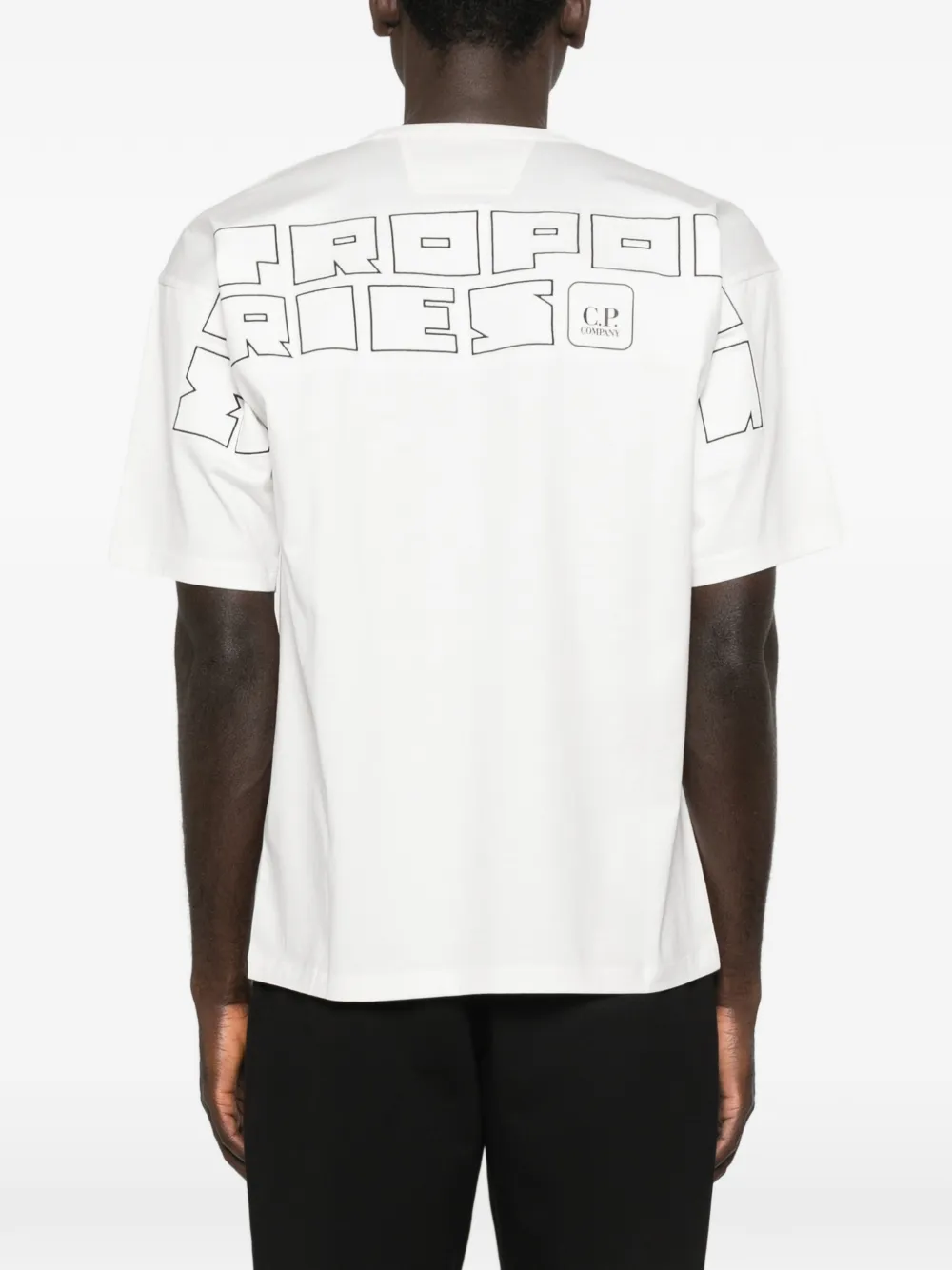 C.P. Company T-shirt met print Wit