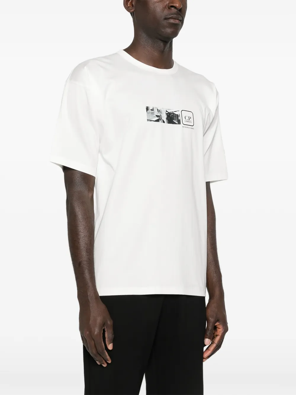 C.P. Company T-shirt met print Wit