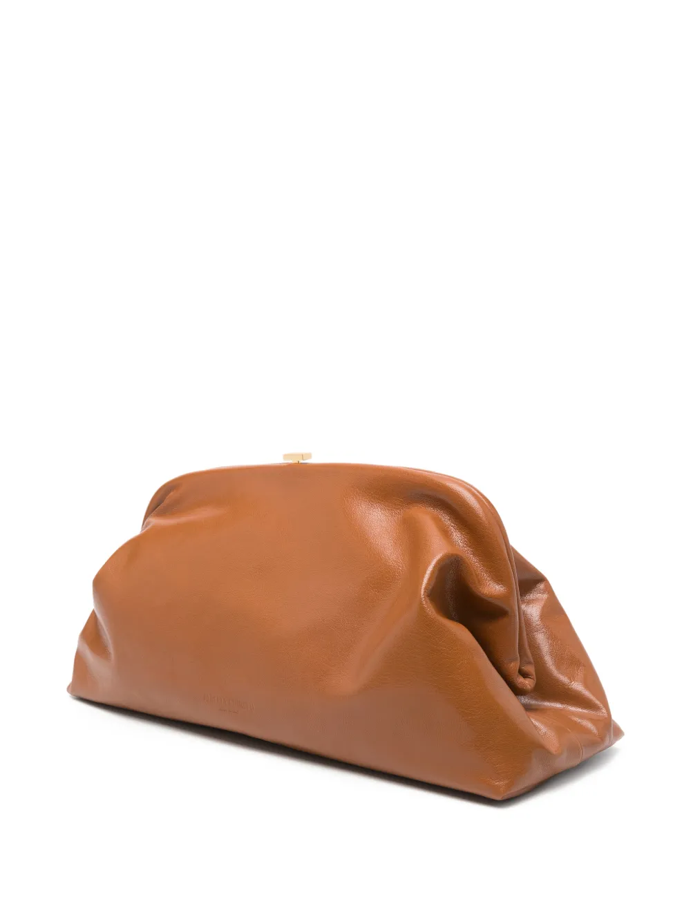  Alberta Ferretti Leather Clutch Bag - Brown 