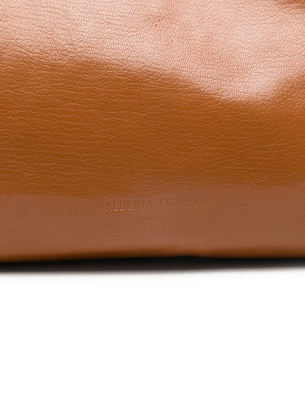  Alberta Ferretti Leather Clutch Bag - Brown 