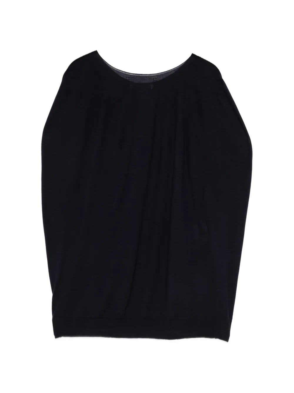 Alberta Ferretti Top met ronde hals Blauw