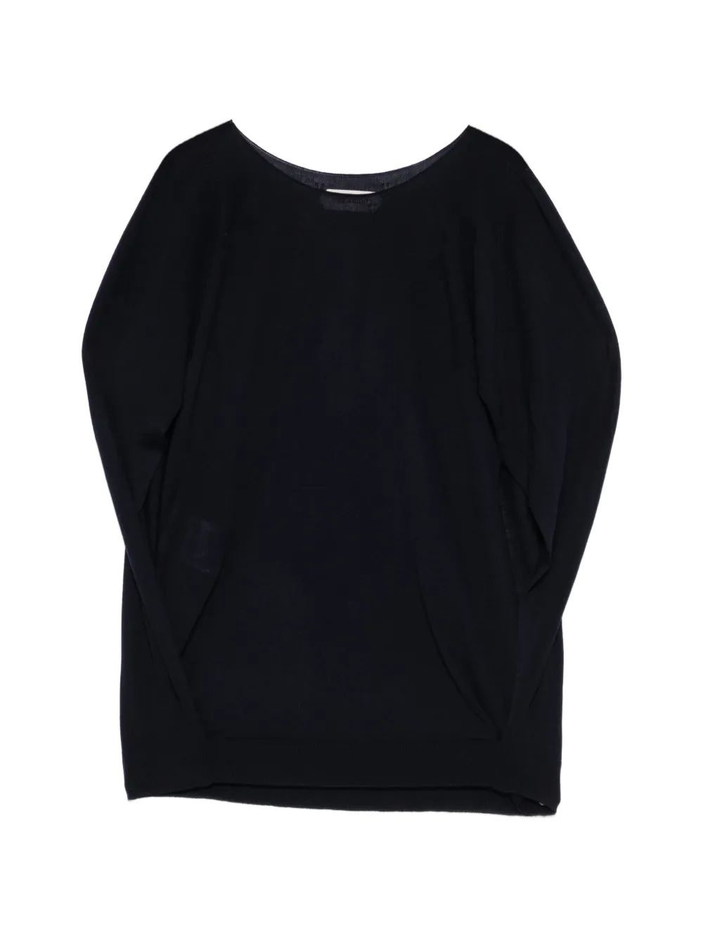 Alberta Ferretti Top girocollo - Blu