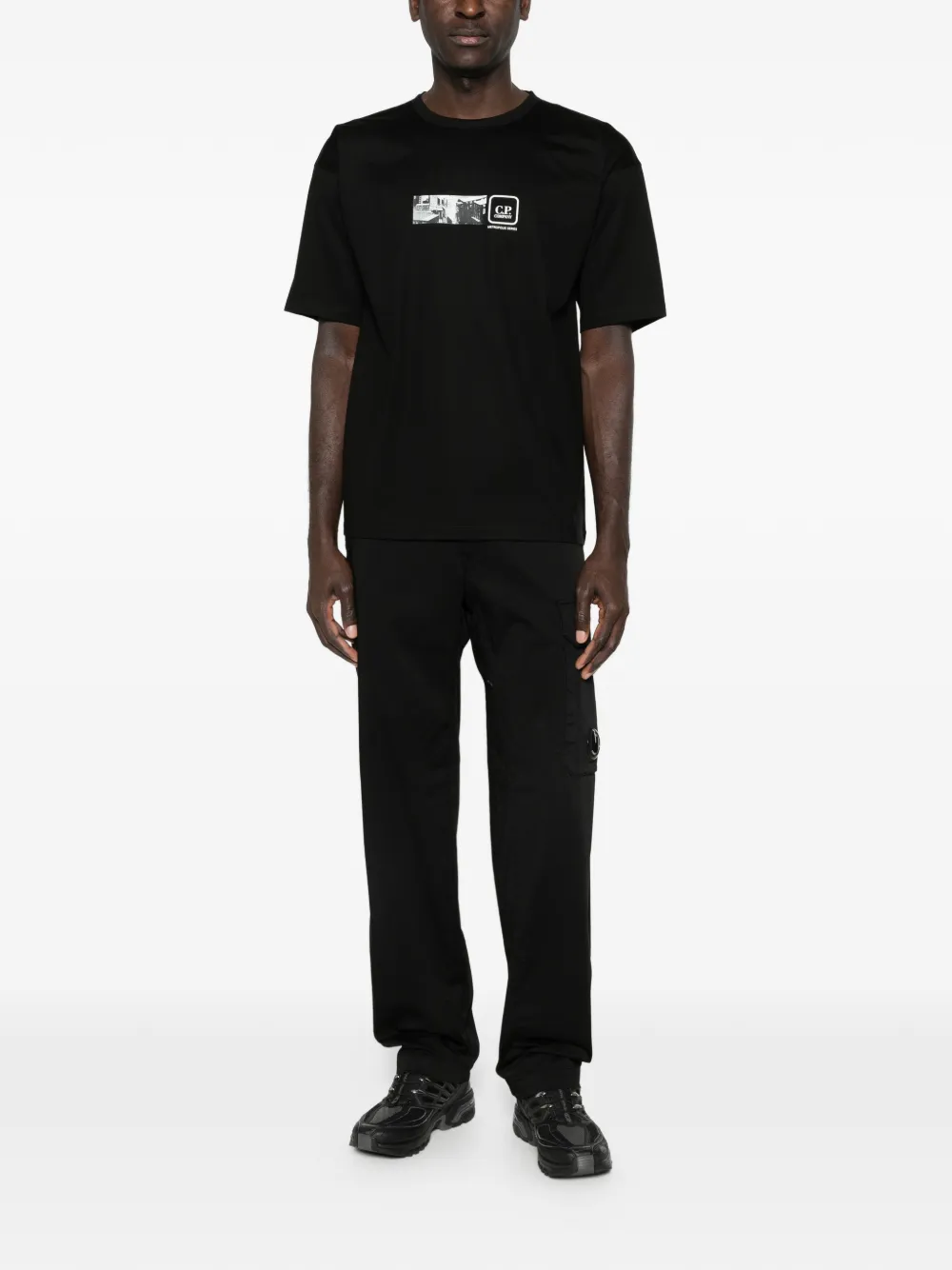 C.P. Company Cargo broek Zwart