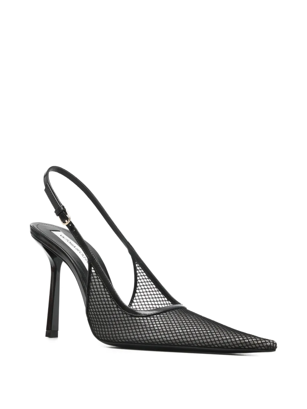 Victoria Beckham Slingback pumps met puntige neus Zwart
