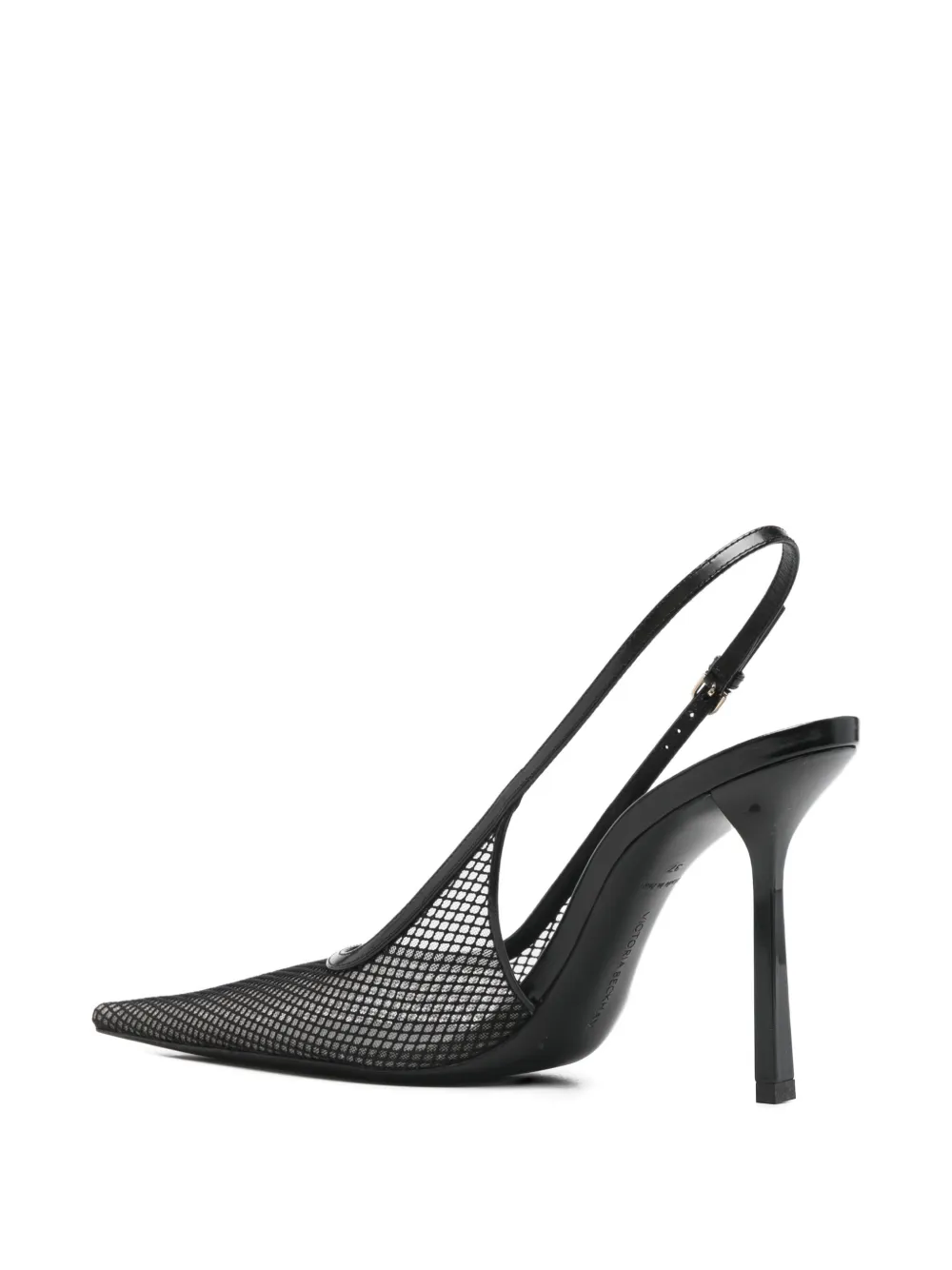 Victoria Beckham Slingback pumps met puntige neus Zwart