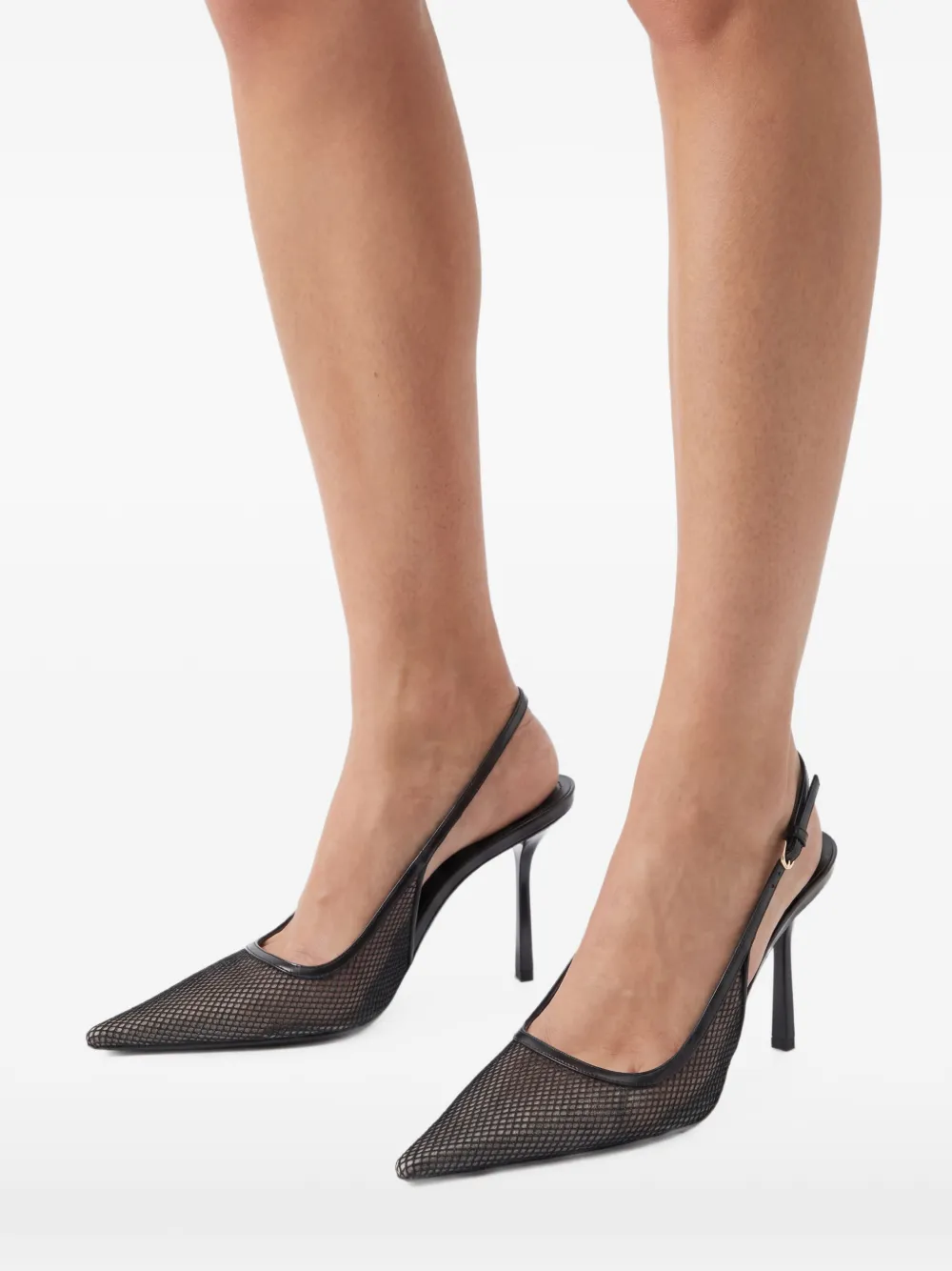 Victoria Beckham Slingback pumps met puntige neus Zwart