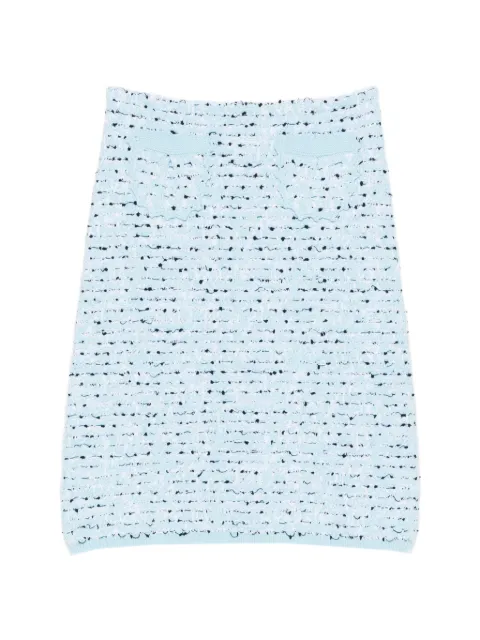 Nº21 elasticated-hem skirt