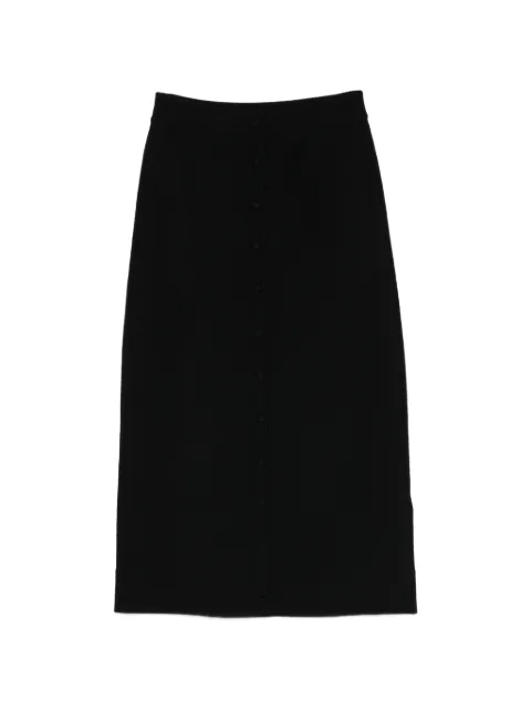 Victoria Beckham button-detail midi skirt