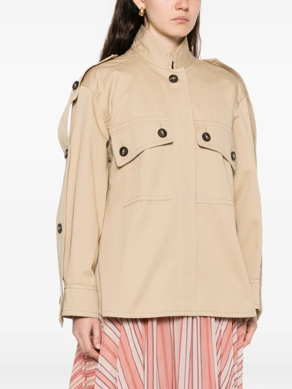  Zimmermann Rebellion Oversized Jacket - Neutrals 