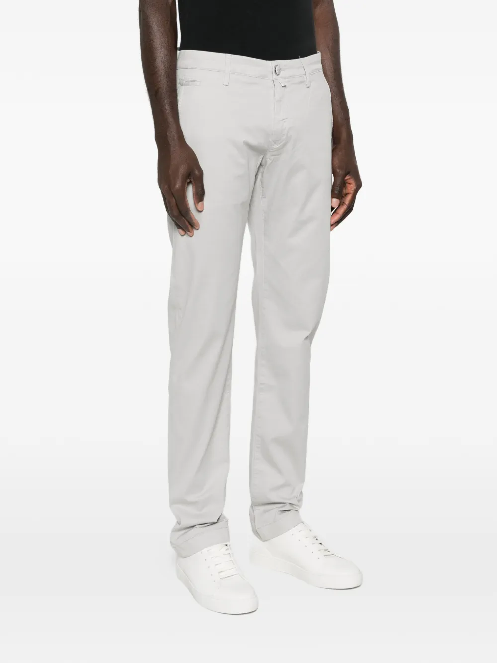 Bobby Buttoned Straight Trousers
