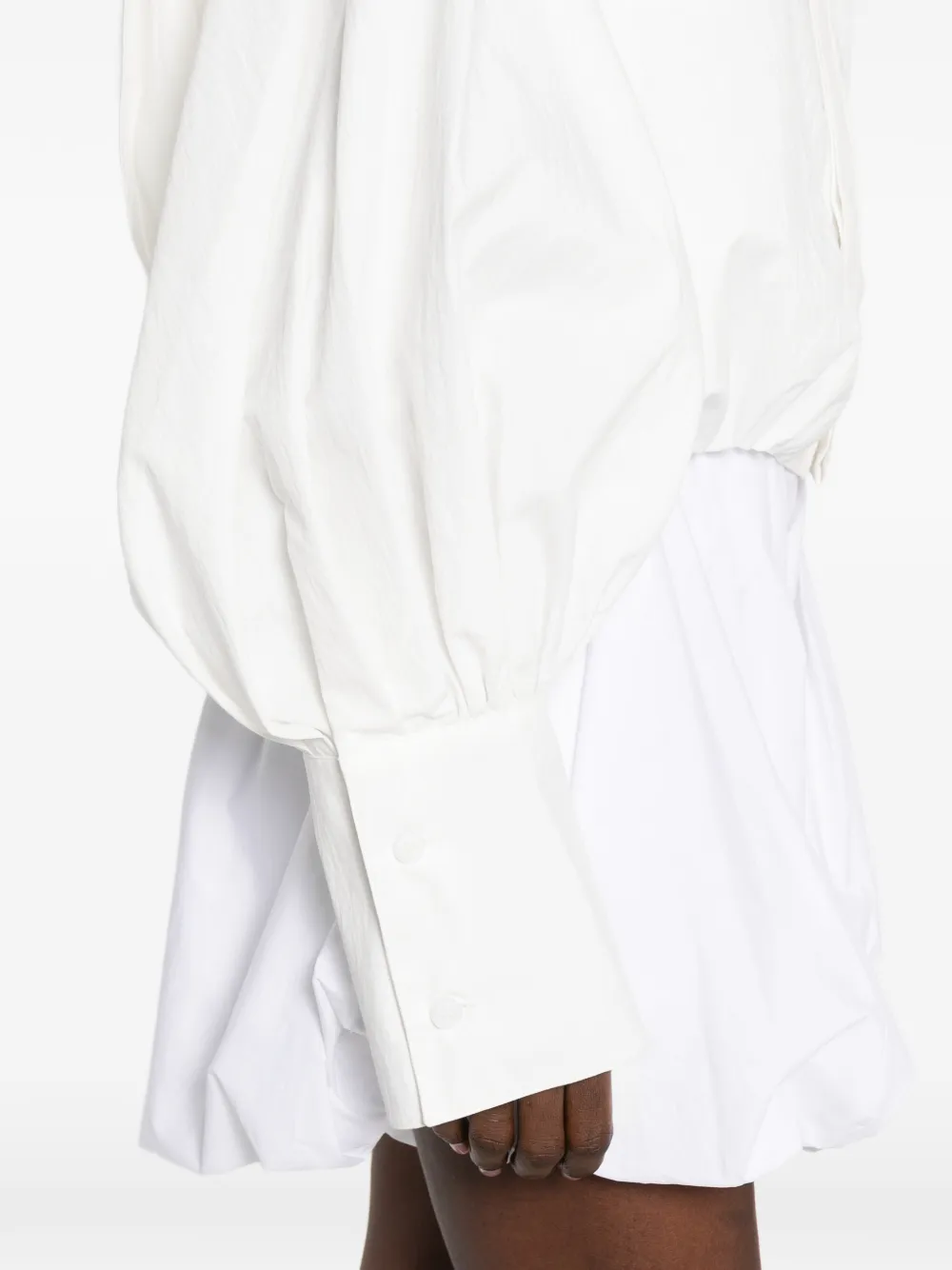 THELATEST Blouse met lange mouwen Wit