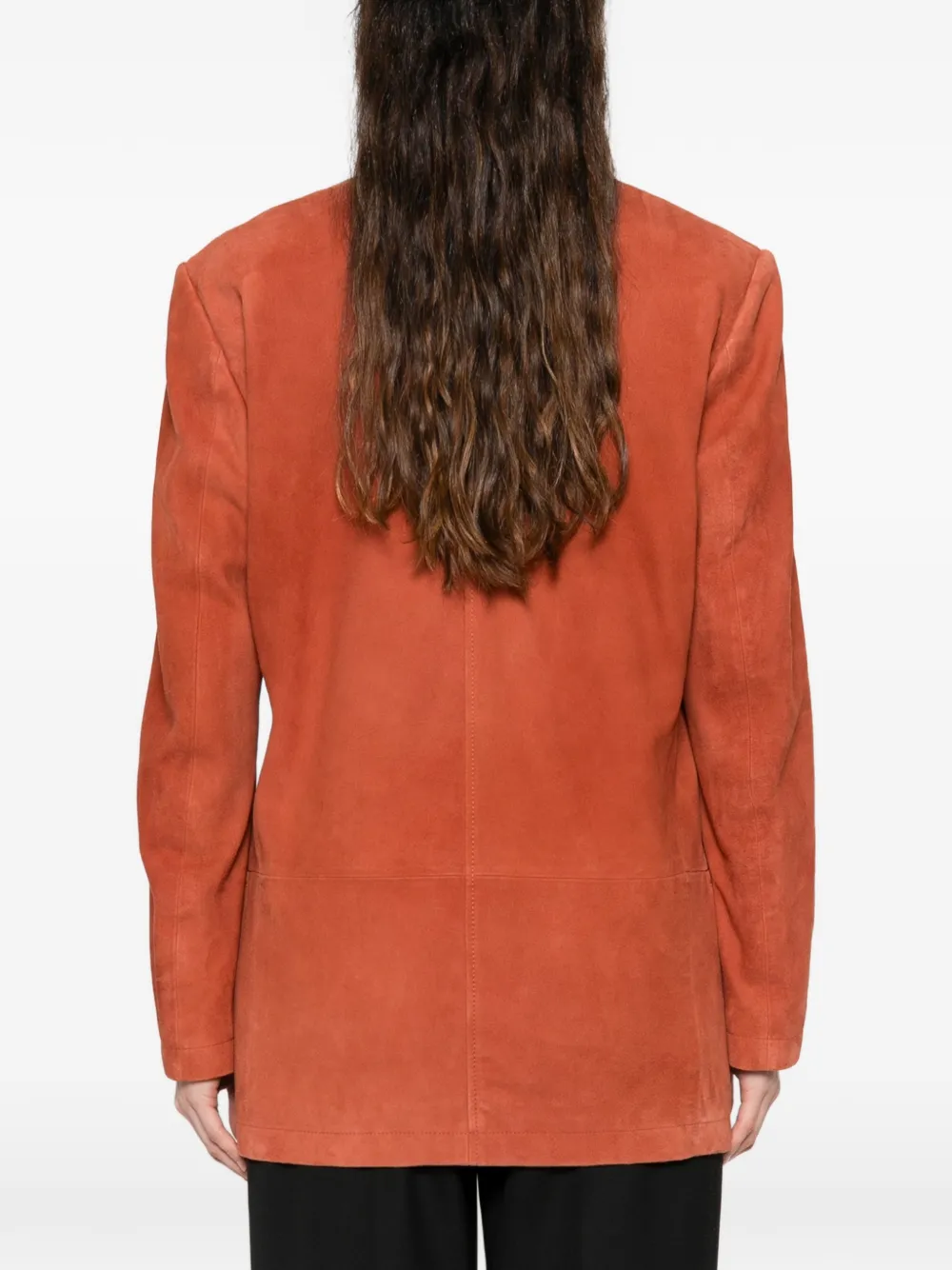 Alberta Ferretti Blazer met dubbele rij knopen en ring-detail Oranje