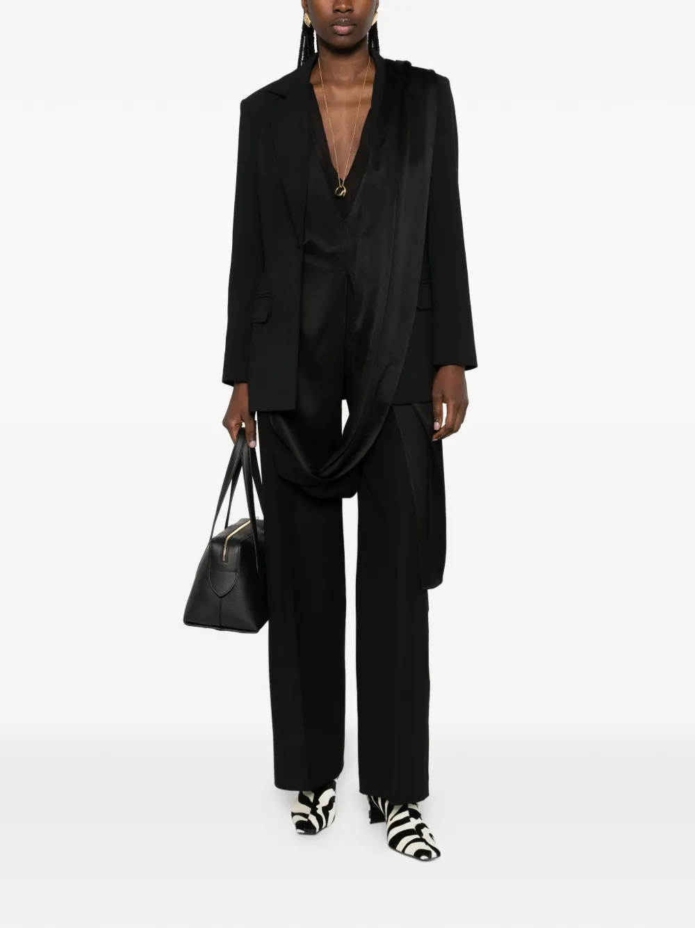  Joseph Blazer Fallon Con Botones - Negro 