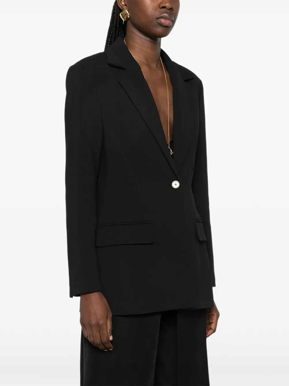  Joseph Blazer Fallon Con Botones - Negro 