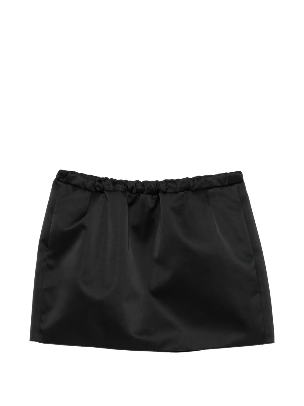 Nº21 woven mini skirt - Nero