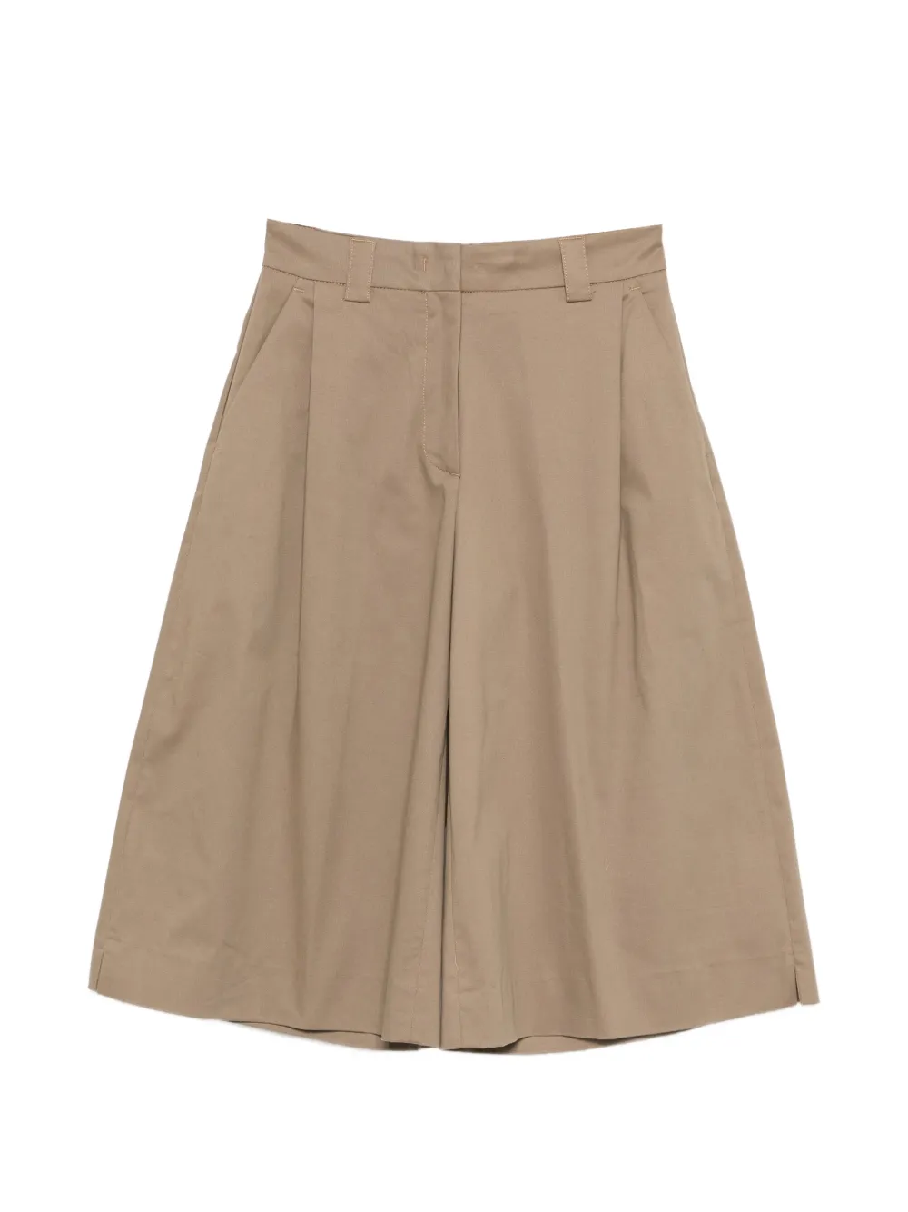 THELATEST Dakota pleated shorts - Marrone