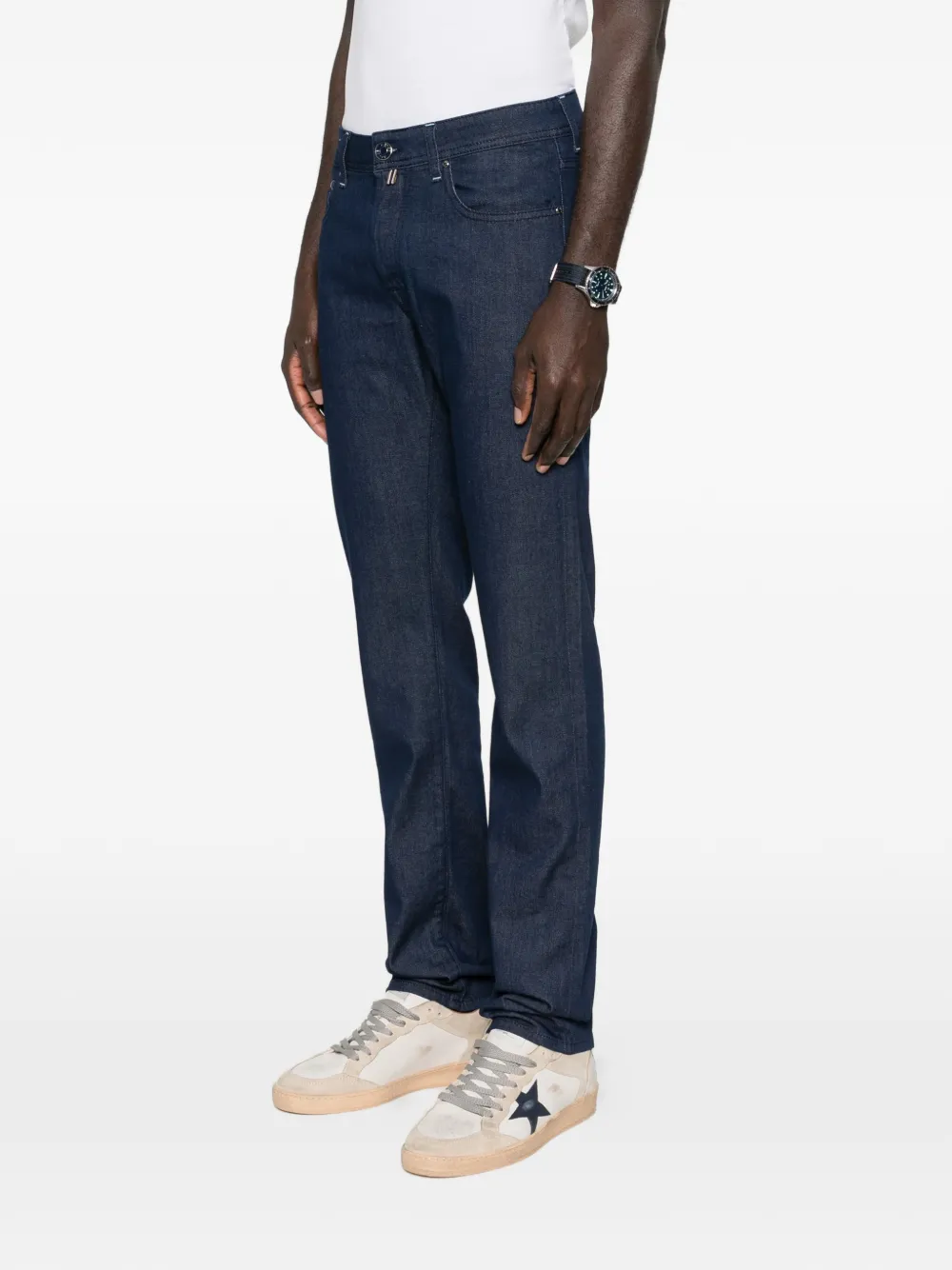 Jacob Cohën Slim-fit broek Blauw